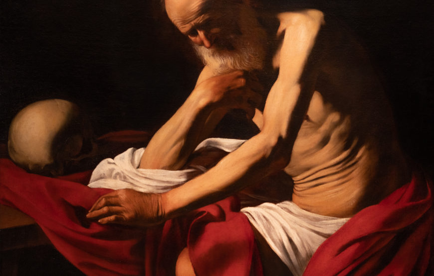 Visuel Saint Jerome En Meditation Caravage 870x555 